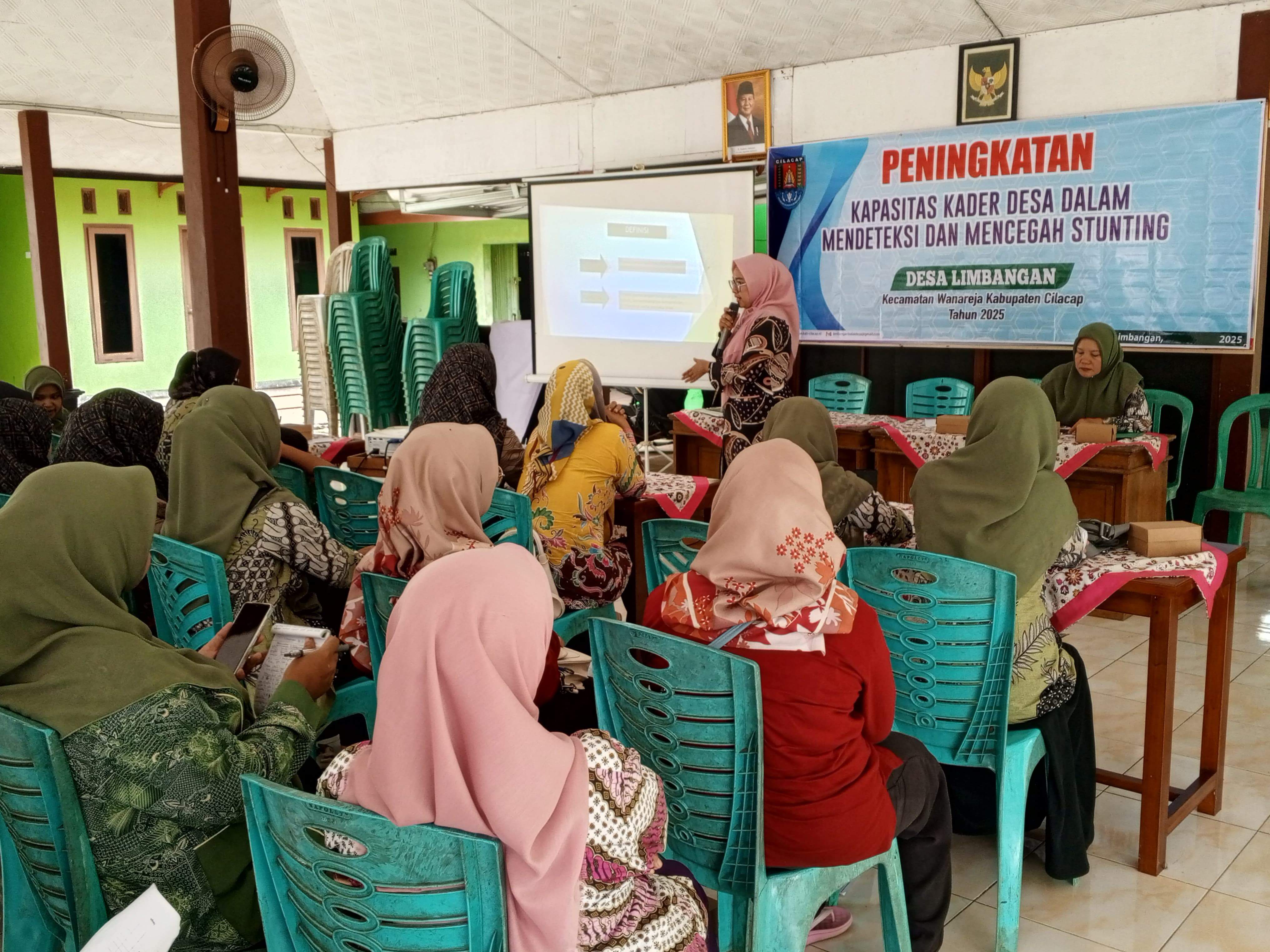 KEGIATAN PENINGKATAN KAPASITAS KADER DESA LIMBANGAN DALAM MENDETEKSI DAN  MENCEGAH STUNTING