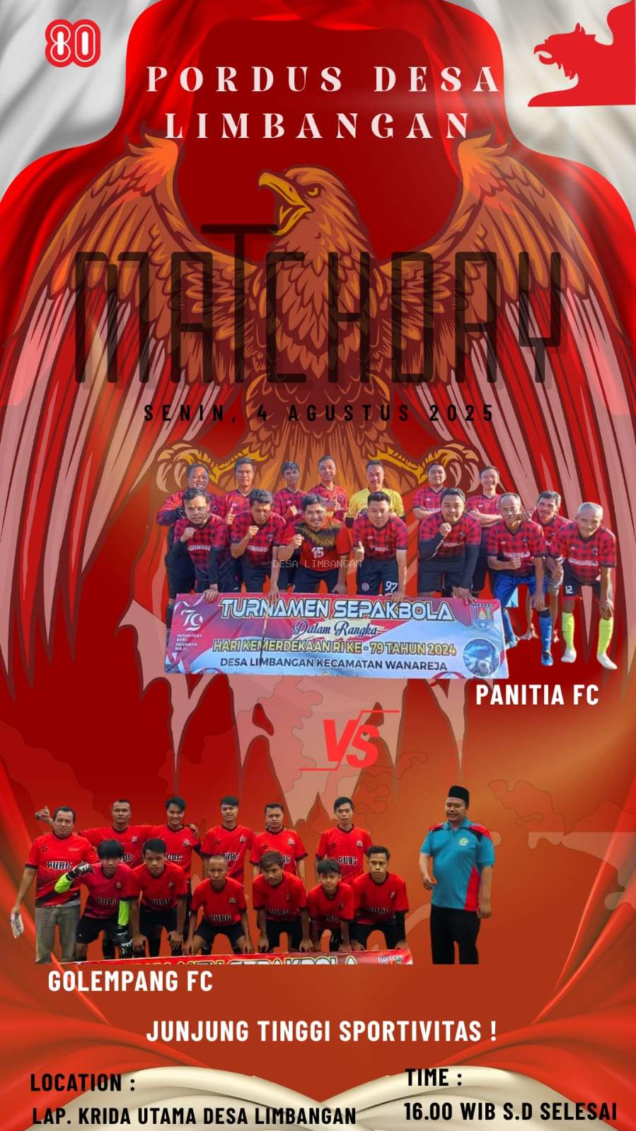 Big Match Perang Bintang Hari Ini Di Lapangan Krida Utama  