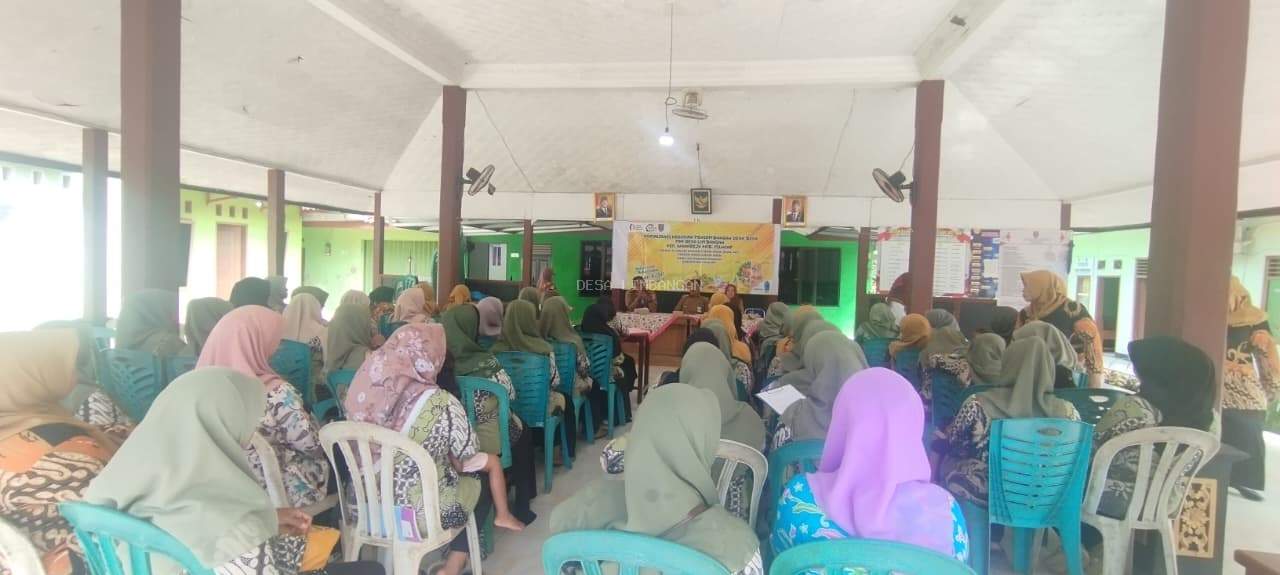 SOSIALISASI KEGIATAN PEMBANGUNAN DESA B2SA PKK DESA LIMBANGAN 